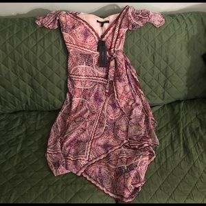 NWT BCBGMaxazria Cold Shoulder Dress